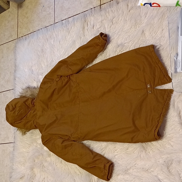 UOIUXC Women,s Hooded Winter coat Warm Fleeced Parka Long Jackets Size M - Picture 2 of 9